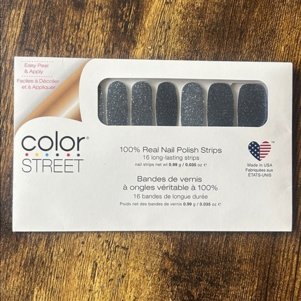 Color Street Silver Metallic Nail Strips